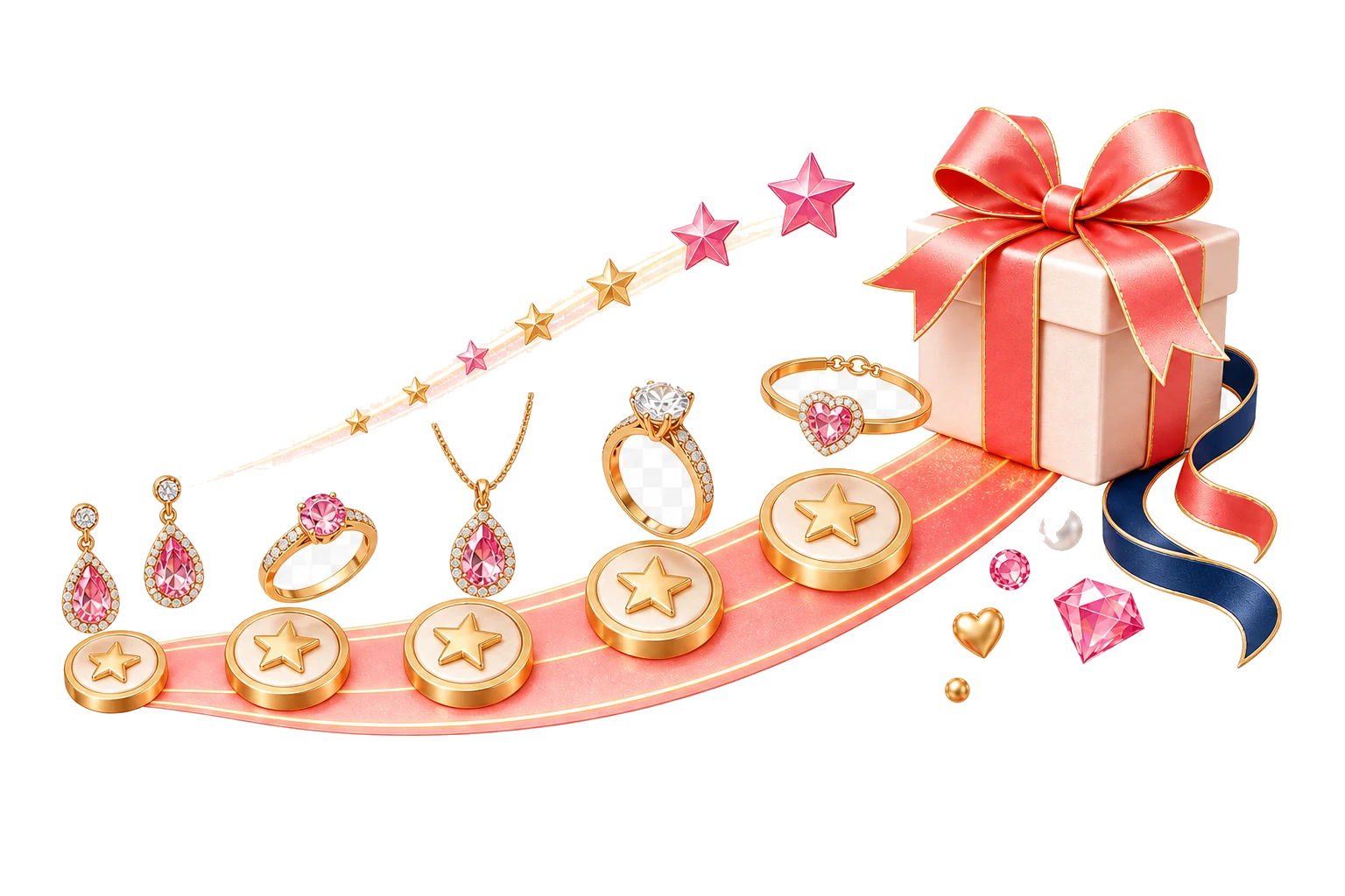 Reward meaning, not noise visual for jewelry brands