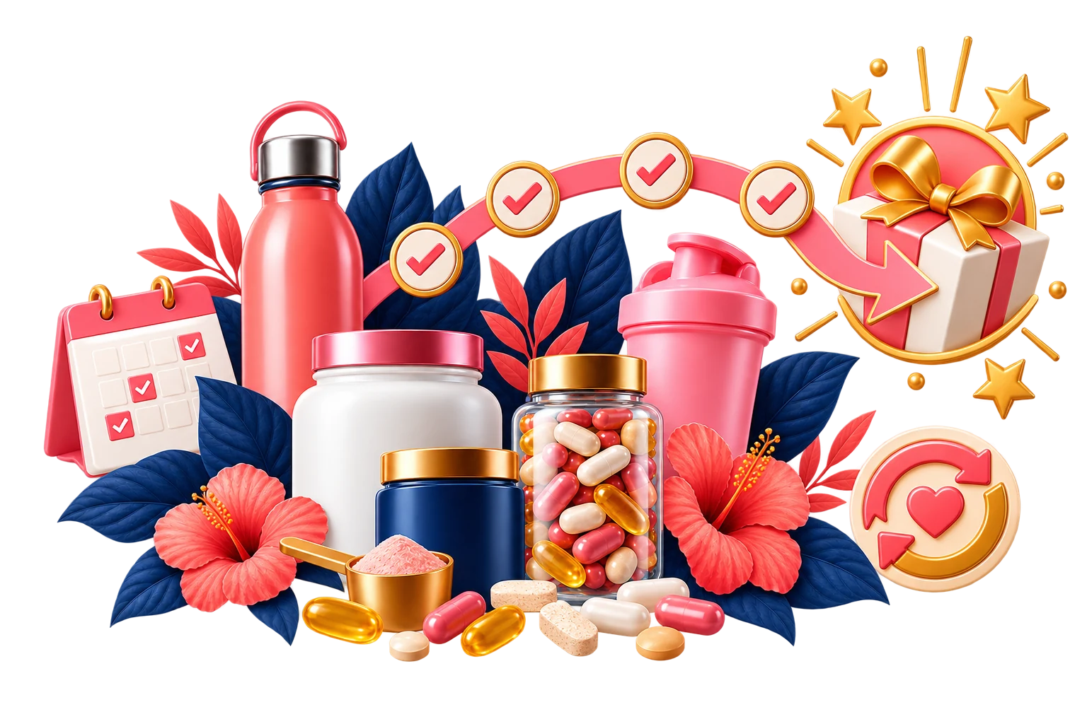 Reward consistency visual for wellness brands